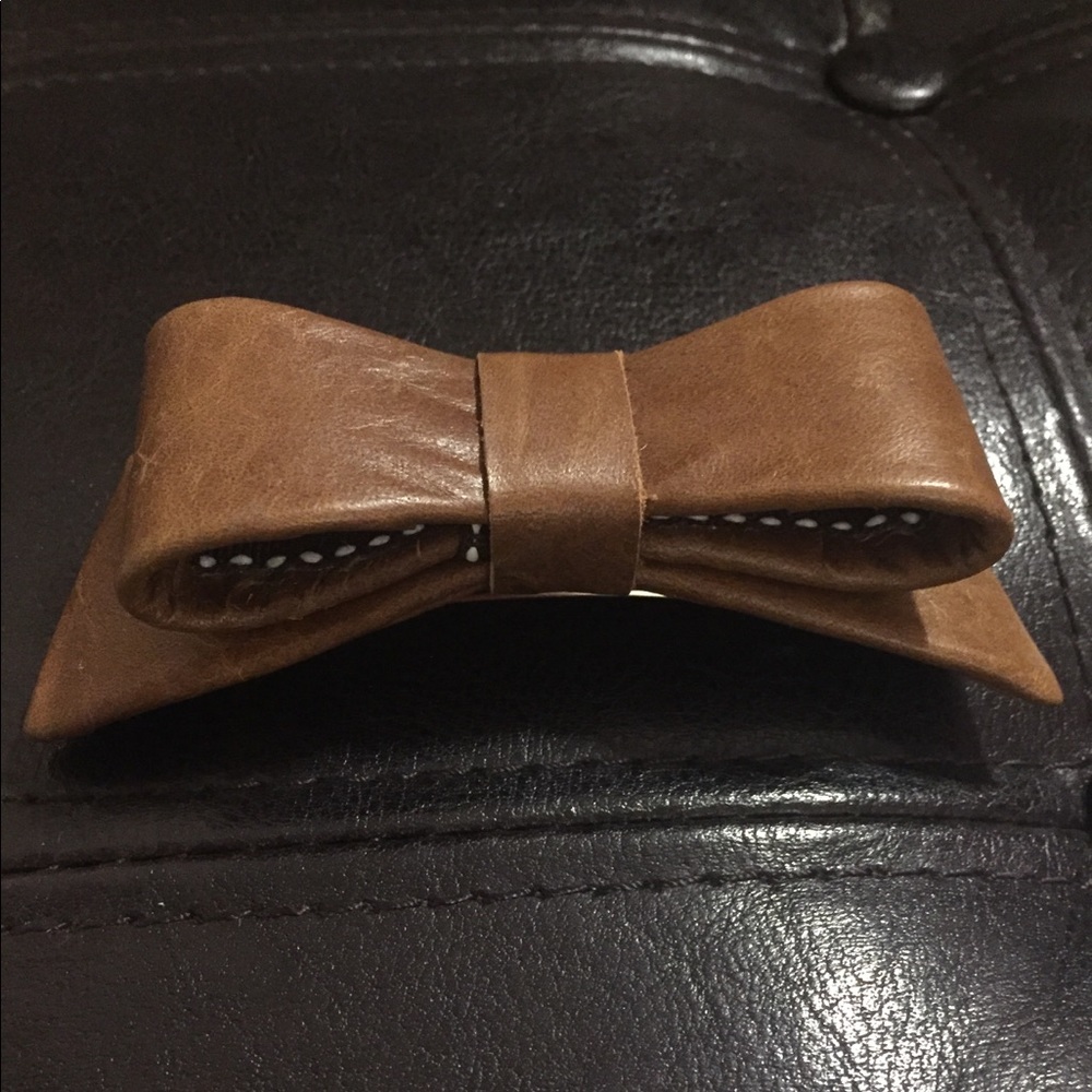 Brown Medium Hairbow Snapclip